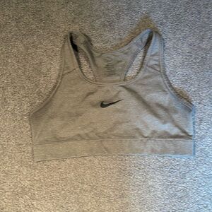 Nike Dri fit razorback bra in gray M